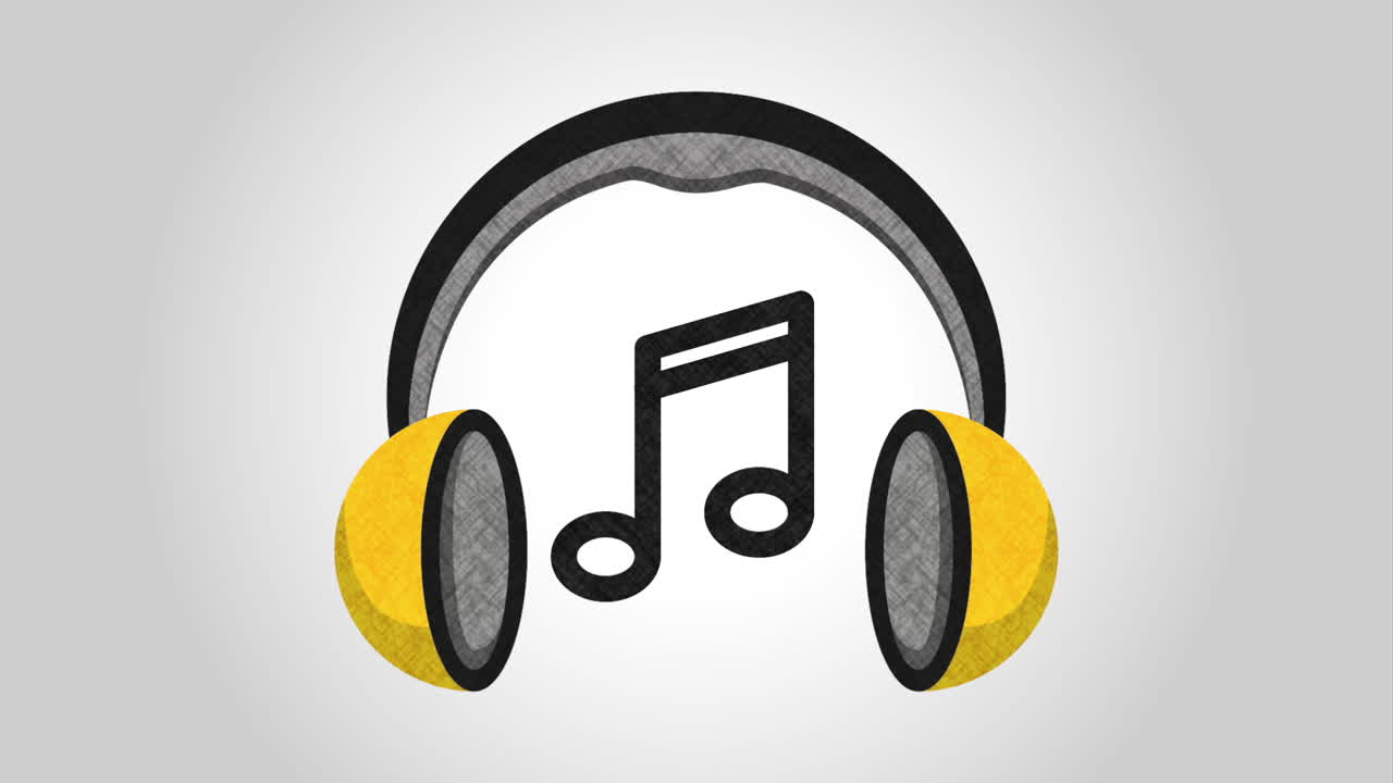 오디오 아이콘 디자인, 비디오 애니메이션