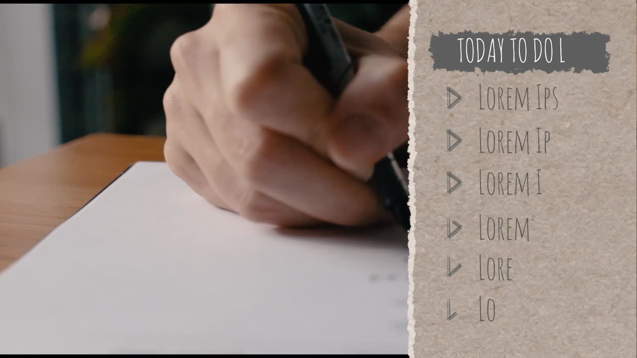 This  template contains 8 list sidebar overlays. You can adjust and modify the colors to match your own brand with the included color controller. You can use them at the beginning, in the middle, and at the end of your videos. Give it a go! A video tutorial is included in the package.
