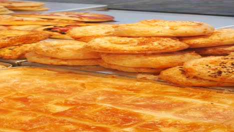 assortment of turkish pastries and bread