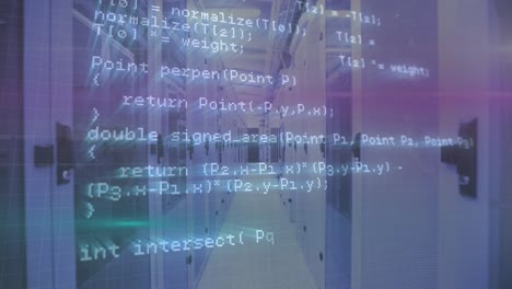 Animation-of-data-processing-against-empty-computer-server-room