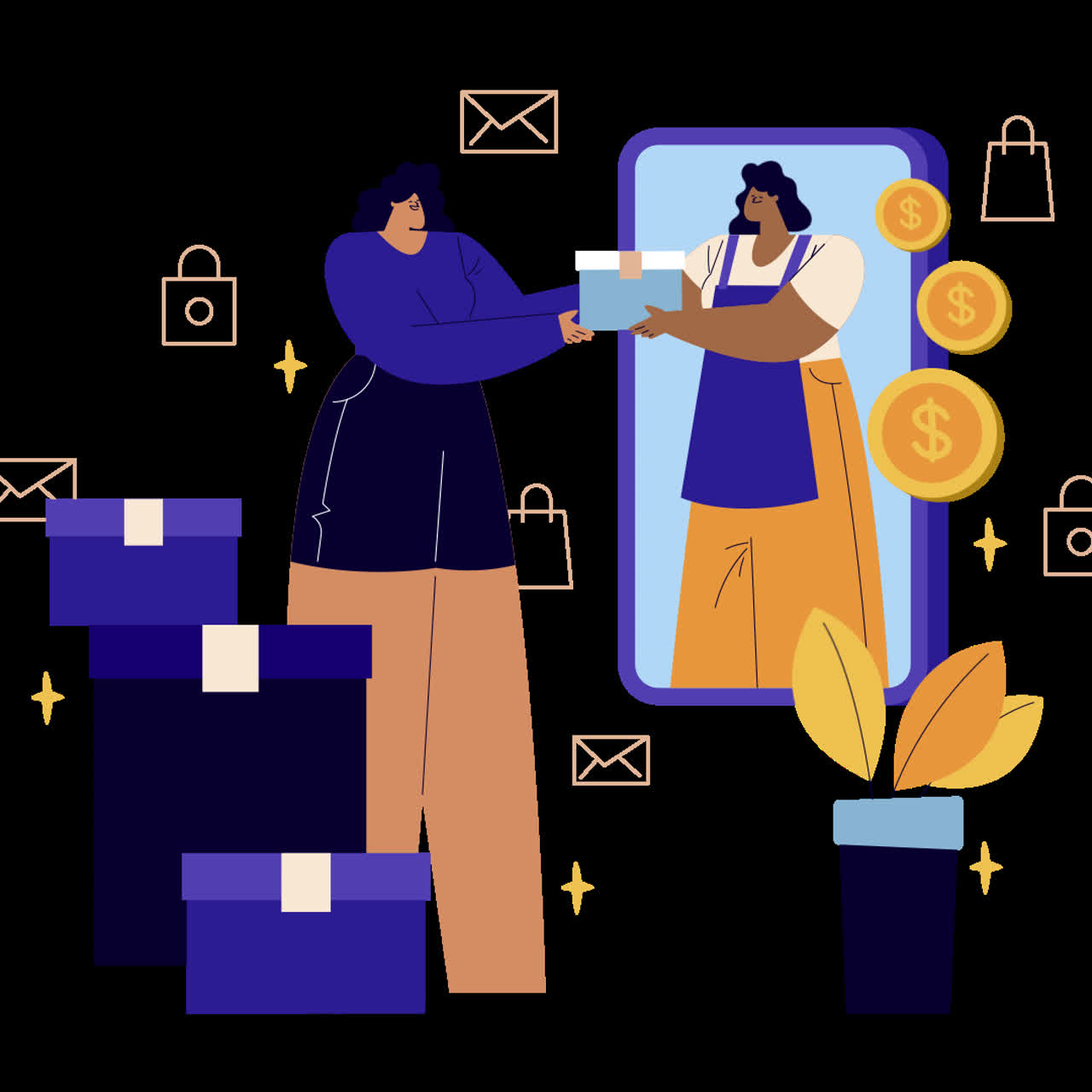 Online Delivery Transaction