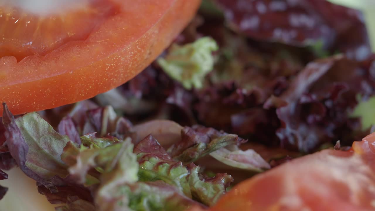 Forking Through a Fresh Tomato Salad