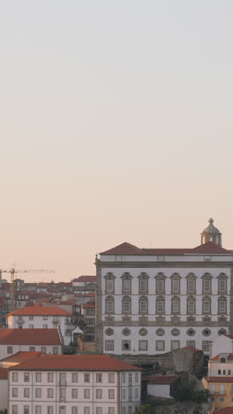 porto cityscape at sunset