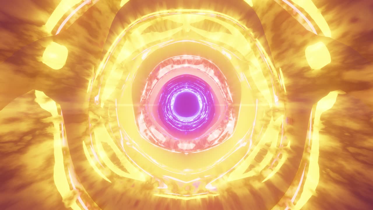 el túnel de la energía, el portal abstracto, el remolino colorido.