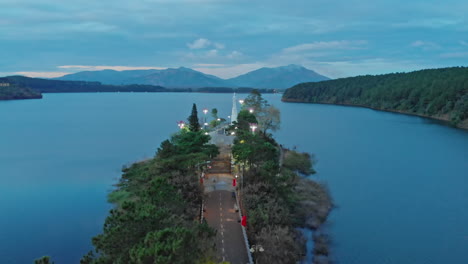 to nung lake in gia lai province vietnam