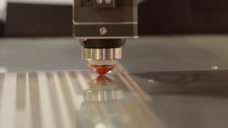 CNC-Laser-cutting-of-metal,-modern-industrial-technology.