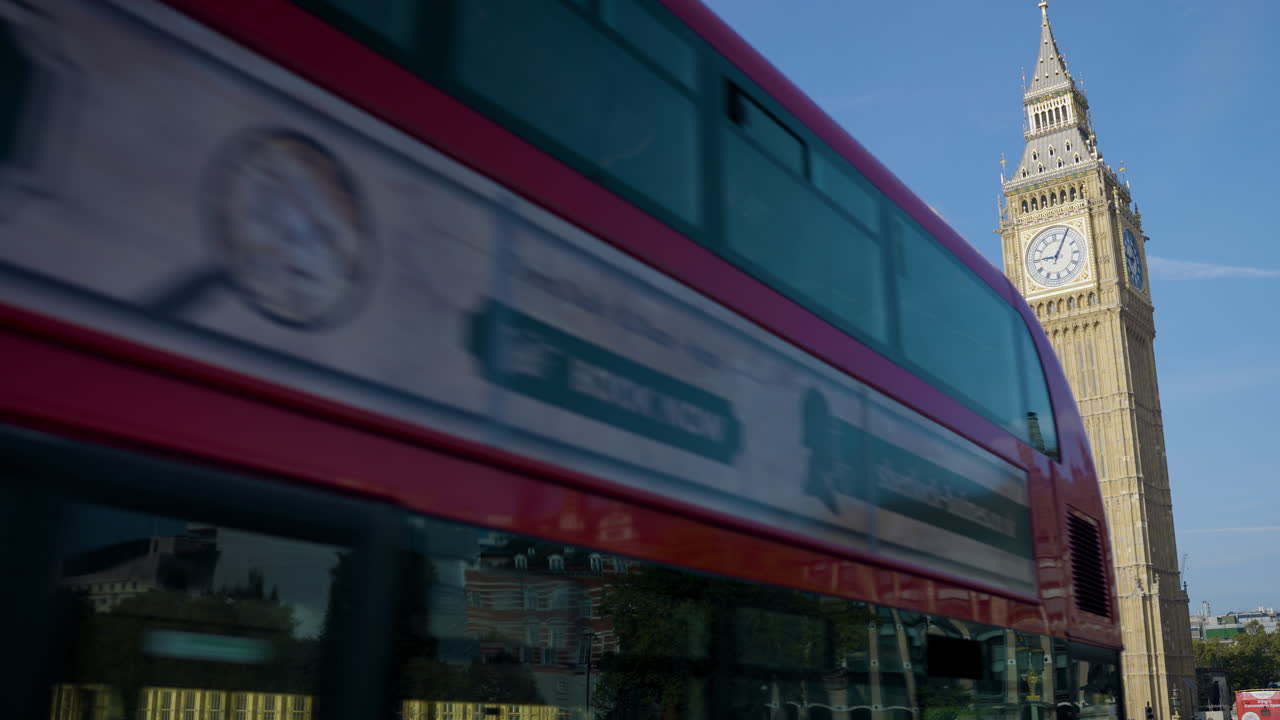 Big Ben and Red Bus in London