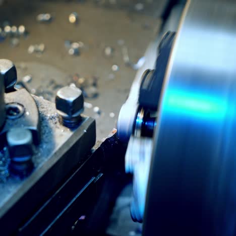 metalworking machine at workshop