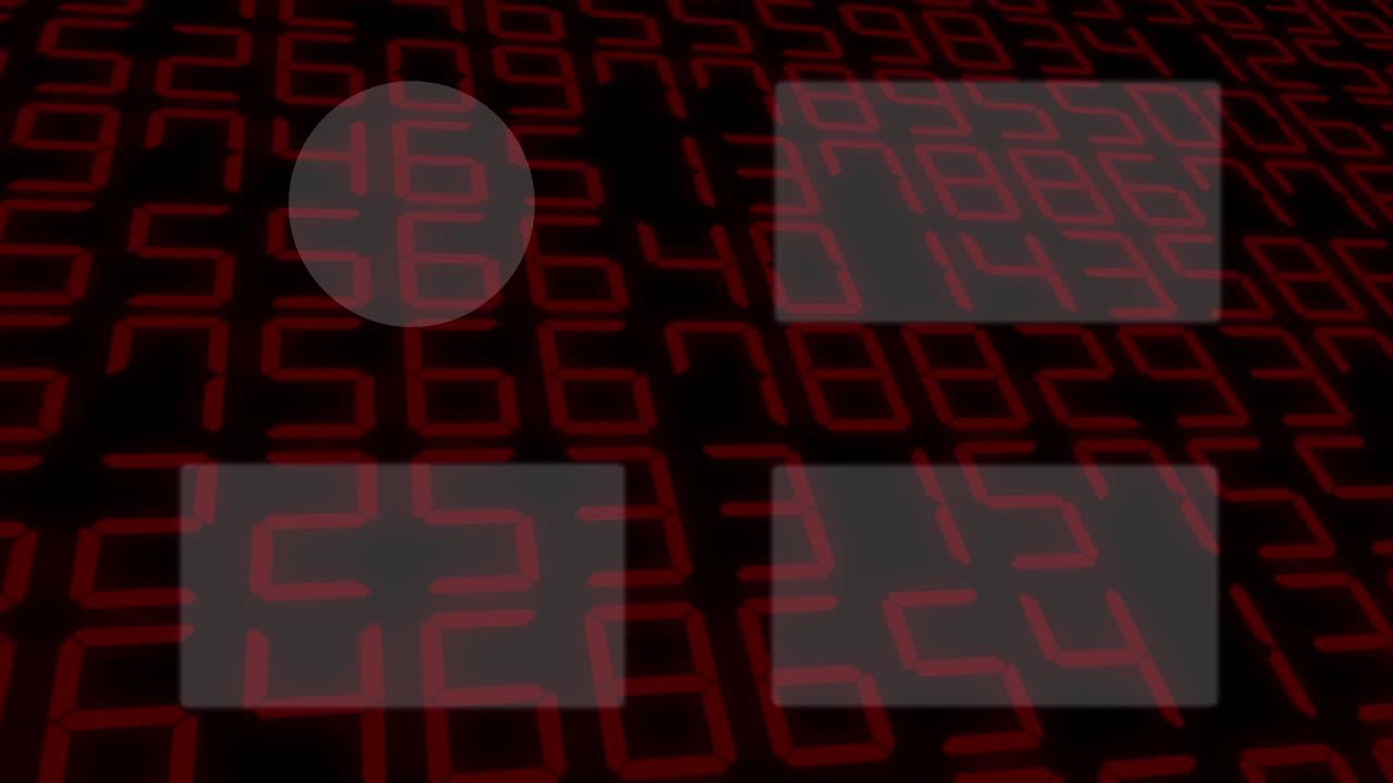 número aleatorio card de finalización pantalla de finalización gráficos de movimiento