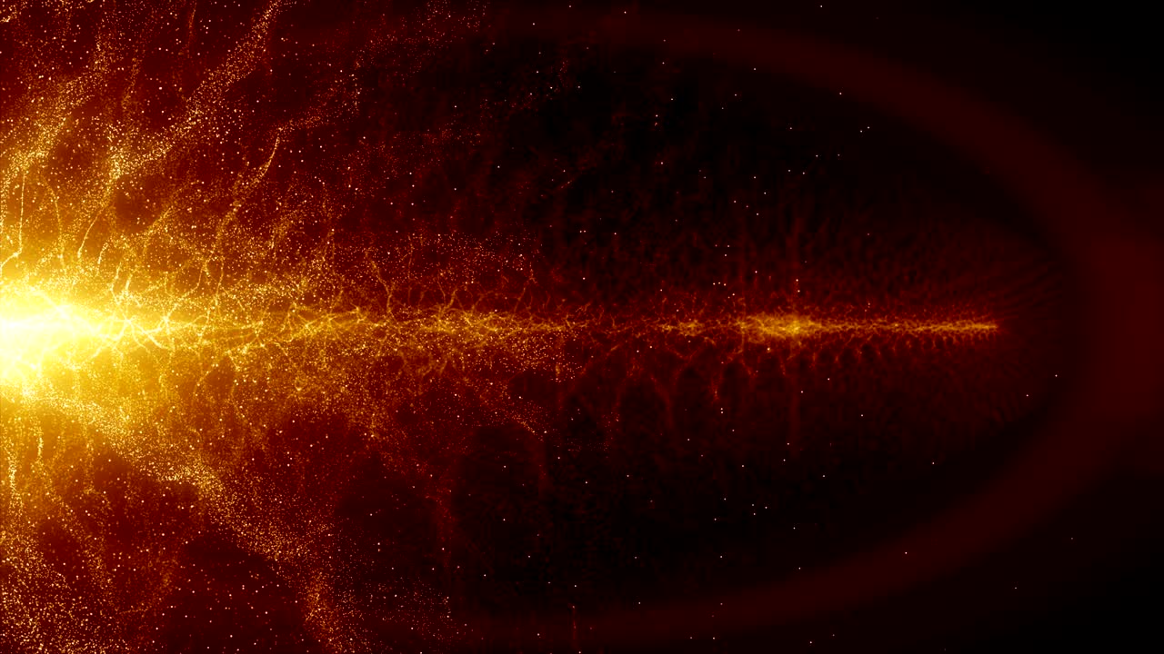 partículas de polvo abstracto luz bokeh títulos de movimiento bucle de fondo cinematográfico