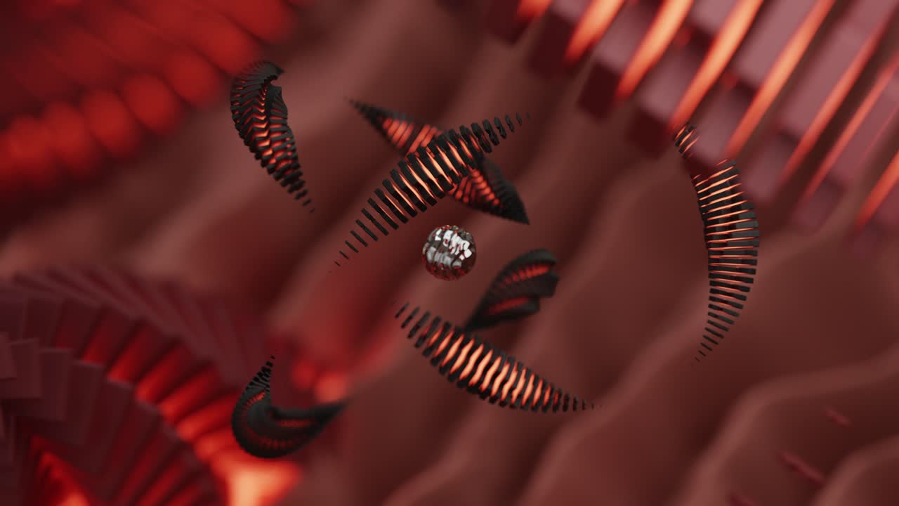 추상적인 3d 아트 루핑 애니메이션, 3d 그래픽, 사실적인 사진 렌더링, 광선 추적, 광선 추적 조명, 심미적, 만족스러운 3d 렌더링, 3d 스톡 푸티지, 이상하게도 만족스러운, 예술적 미니멀리즘