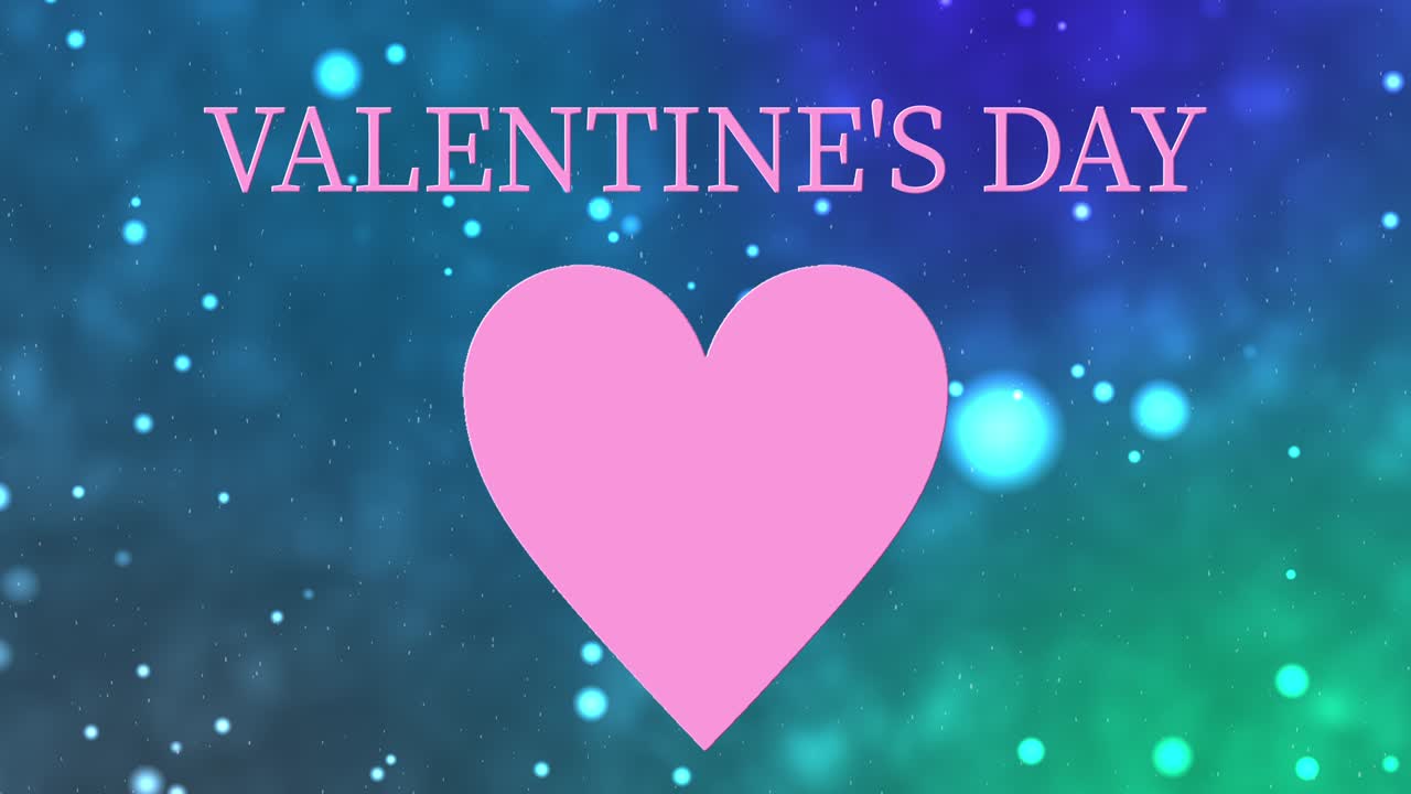 mensaje de valentín texto animación gráficos de movimiento