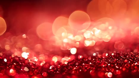 a red background with a lot of sparkles. the sparkles are red and they are scattered all over the background