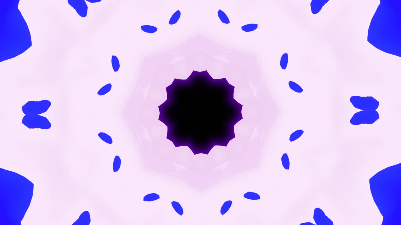 Abstrakt kaleidoskopmønster