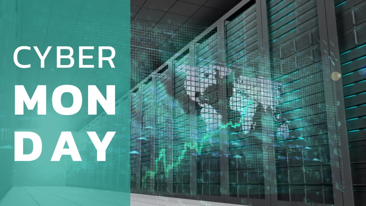 디지털 서버  ⁇  4k와 함께 사이버 월요일 신호