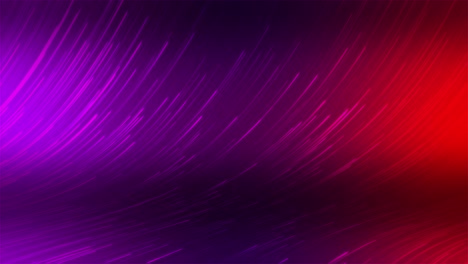 animation of bending moving lines on red and purple background simulating fiber connections