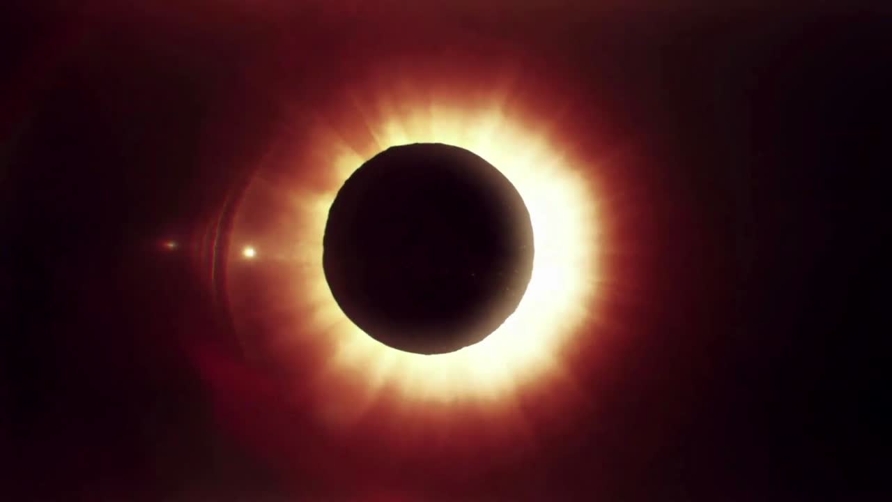 A total eclipse of the sun.
