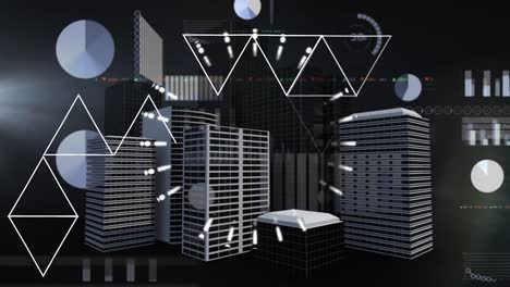 Animación-Del-Procesamiento-De-Datos-En-Fondo-Negro