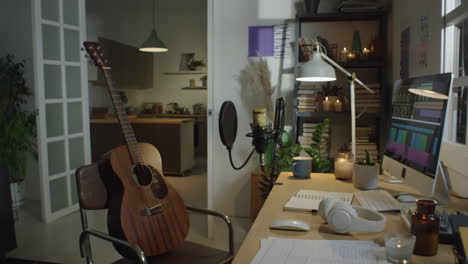 recording setup at home music studio