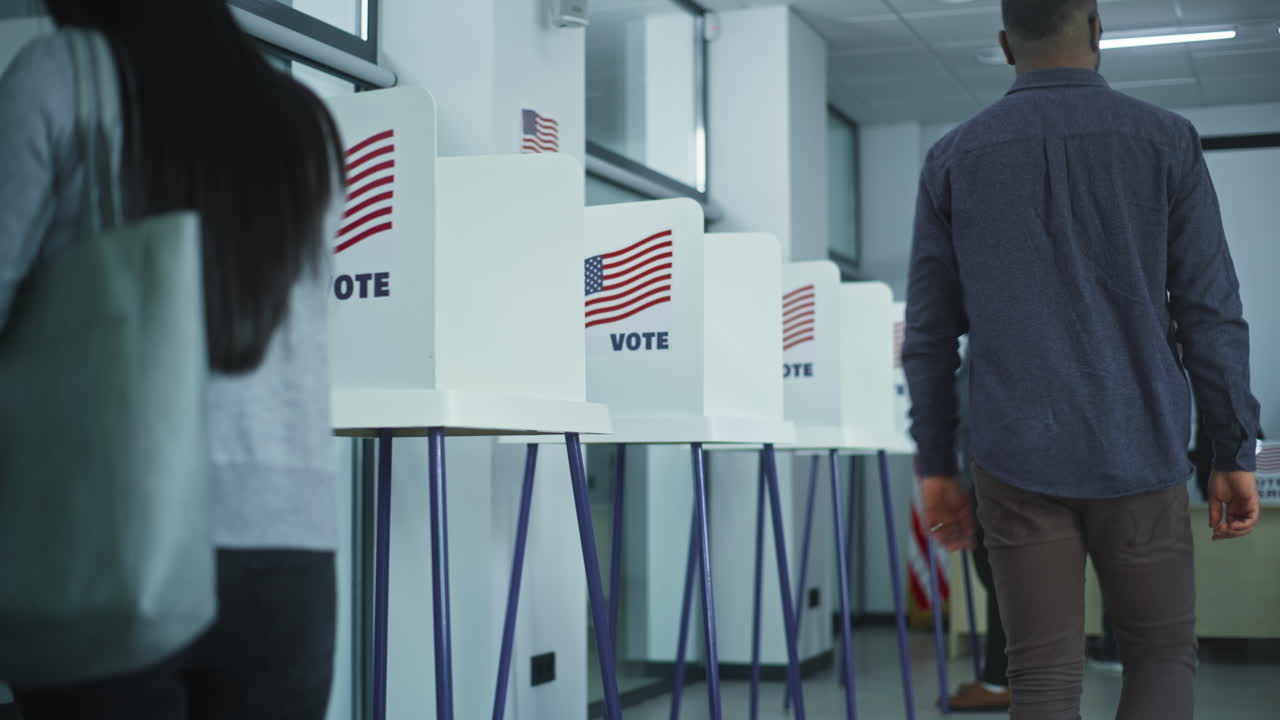 People Voting in Election