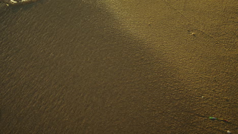 golden hour beach waves
