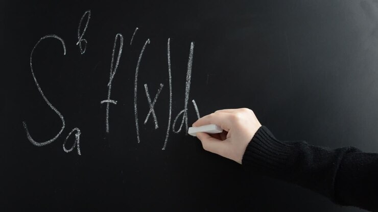 We write a mathematical formula. We write a mathematical formula