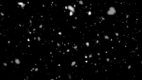 caída de alta calidad copos de nieve tormenta de nieve animación de bucle 4k