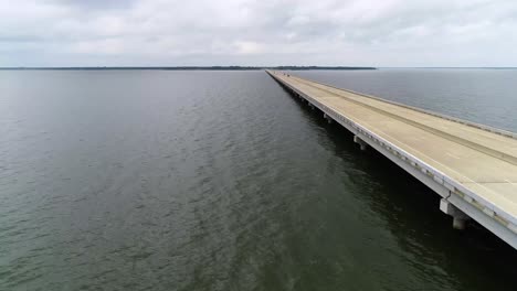 Aerial-flight-over-Lake-Tawakoni-in-Texas