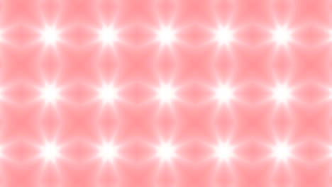 coral light wall with kaleidoscope pattern effects