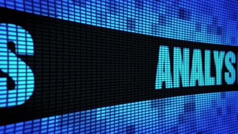 Analysis on a LED Display