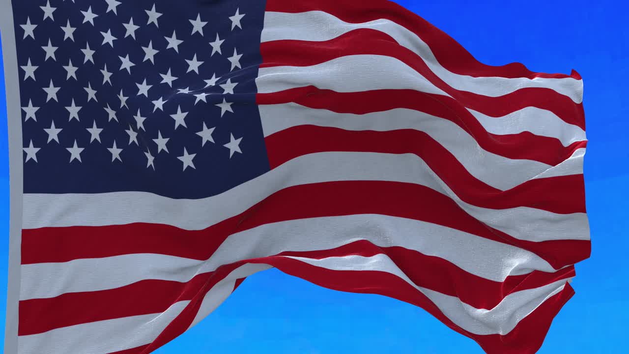 la bandera de los estados unidos de américa.