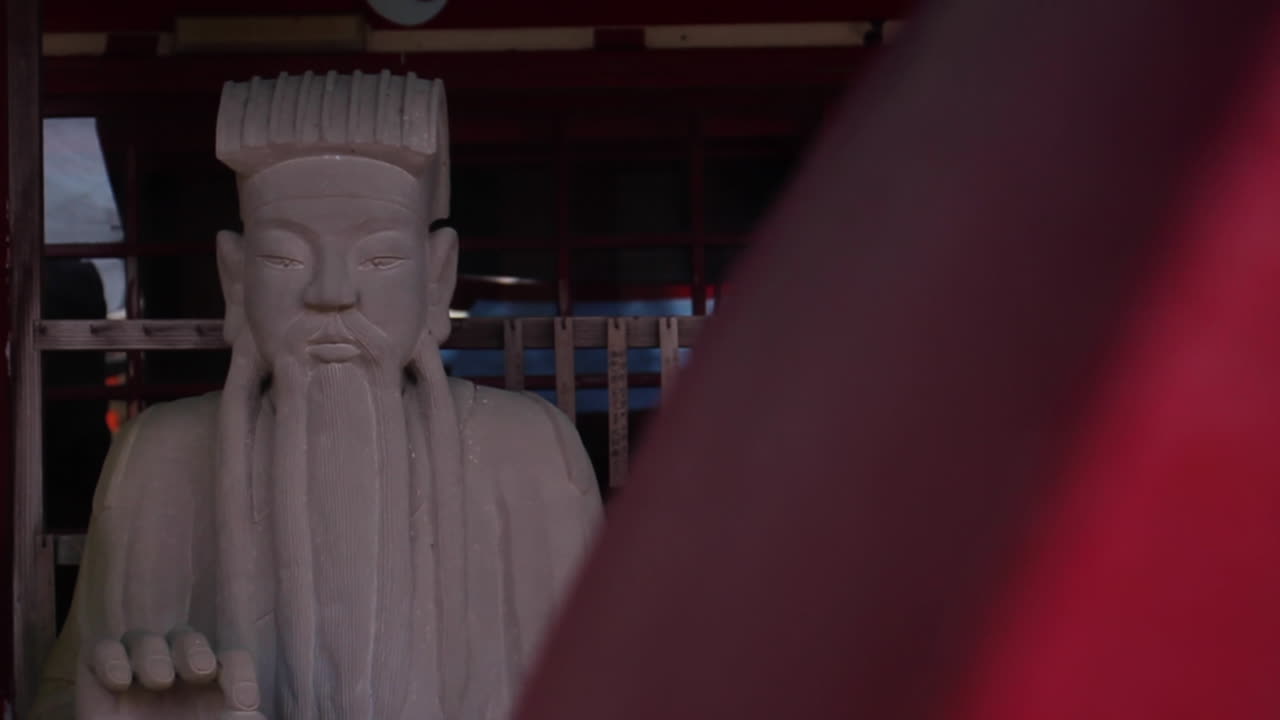 Buddhist Statue in Temple Nara Park Osaka Japan