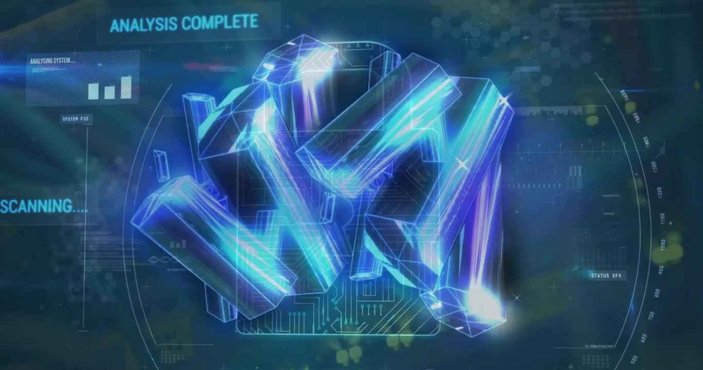 Animation of network of connections over scope scanning and data processing