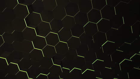 motion dark black hex grid background 23