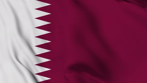 qatar vlag naadloze zwaaiende animatie