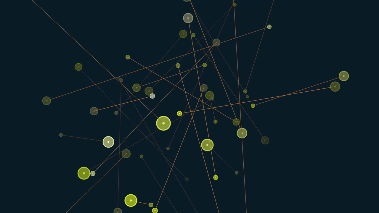 Visualizing a network of interconnected circles representing relationships and connections