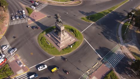 justo josé de urquiza monument in buenos aires city, argentine