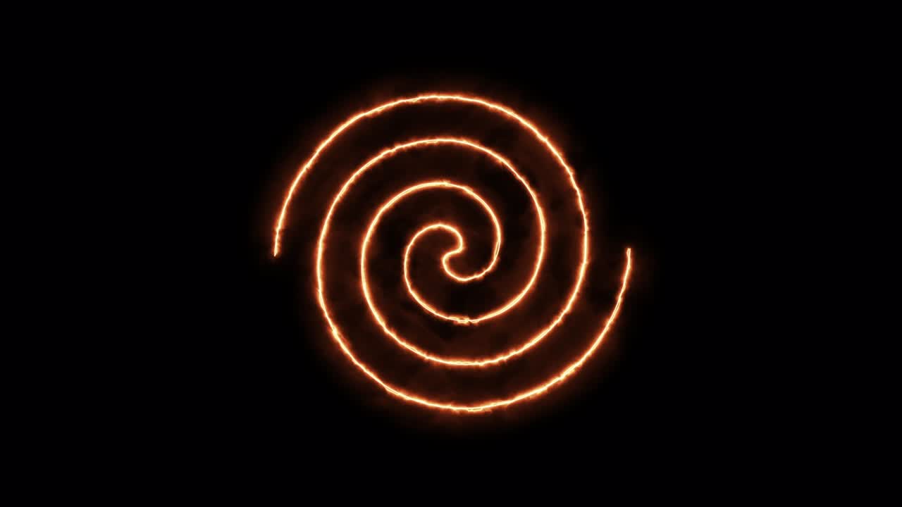 Magical fiery glowing wizards marks.