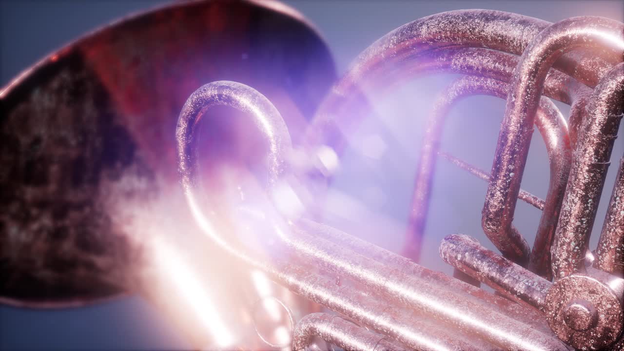 французский рог с дофом и линзой