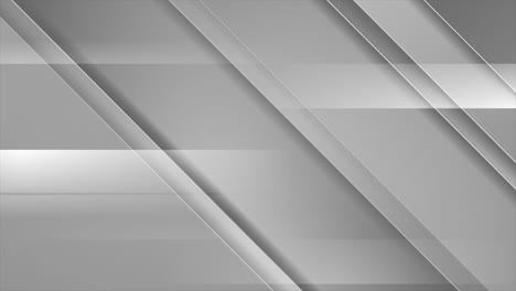 silver grey abstract stripes technology motion design