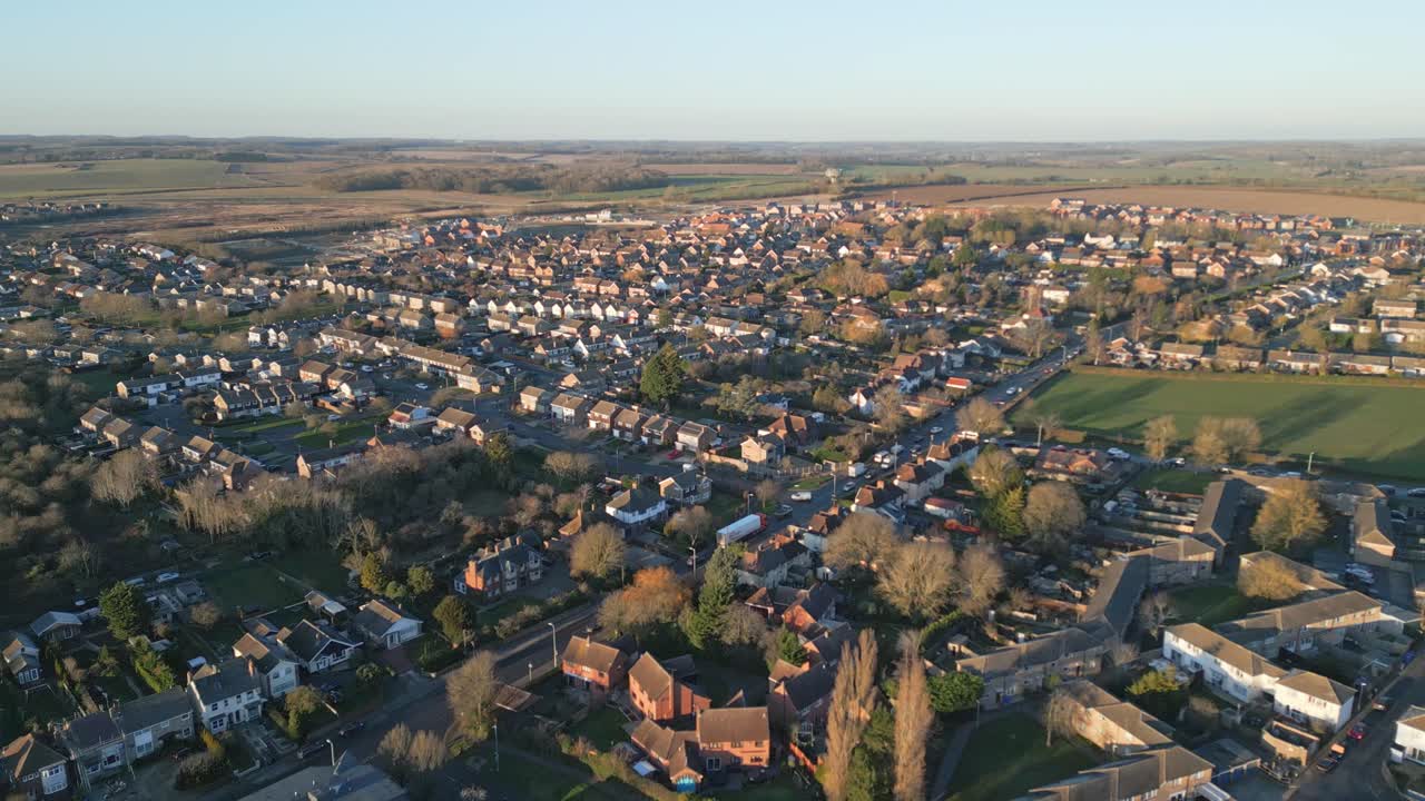 Luftaufnahmen in 4K von Cambridge, UK