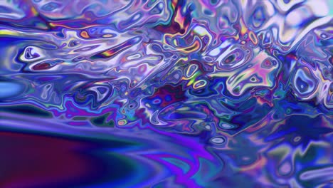 violet abstract refeacting fluid texture loop