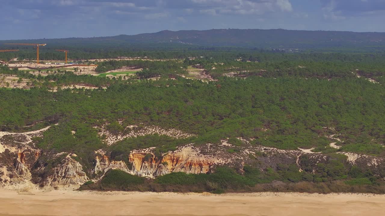 Alentejo, Portugal, costa cénica, oportunidade imobiliária aérea