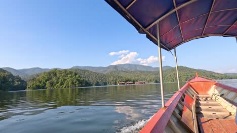 a peaceful journey through a calm river landscape.