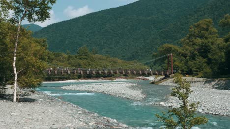 río azusa y puente - kamikōchi