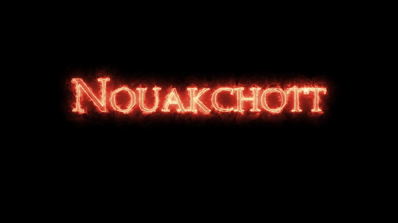 nouakchott escrito con fuego. bucle