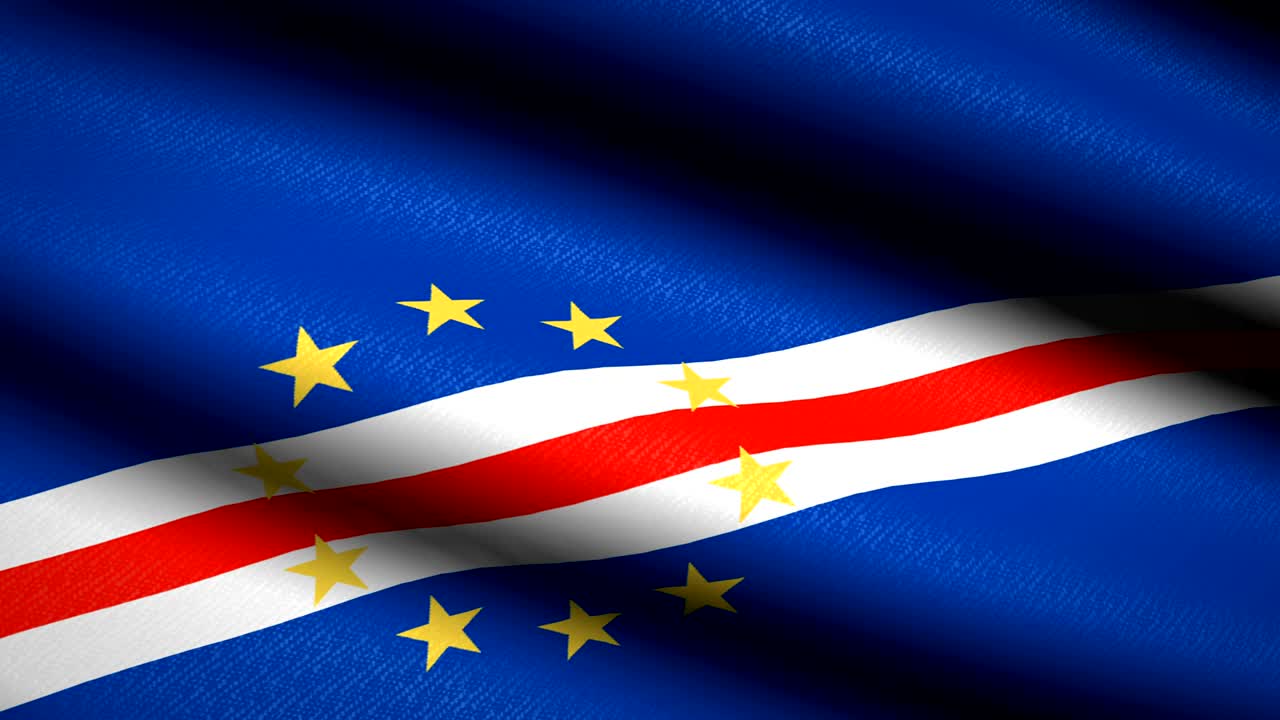 케이프 베르데 발이 흔들리는 섬유 텍스처 된 배경, 원활한 루프 애니메이션, 풀 스크린, 느린 모션, 4k 비디오