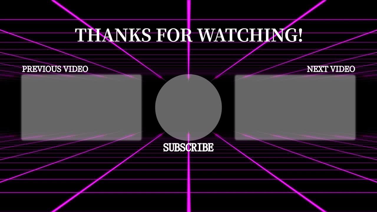 그리드 이동 엔드 카드 엔딩 스크린 모션 그래픽