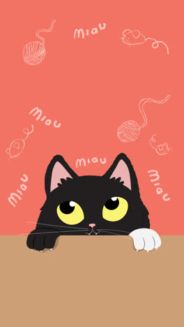 Motion-Graphic-of-Flat-international-cat-day-instagram-stories-collection