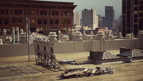 rooftop view of a city